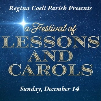 A Festival of Lessons and Carols poster