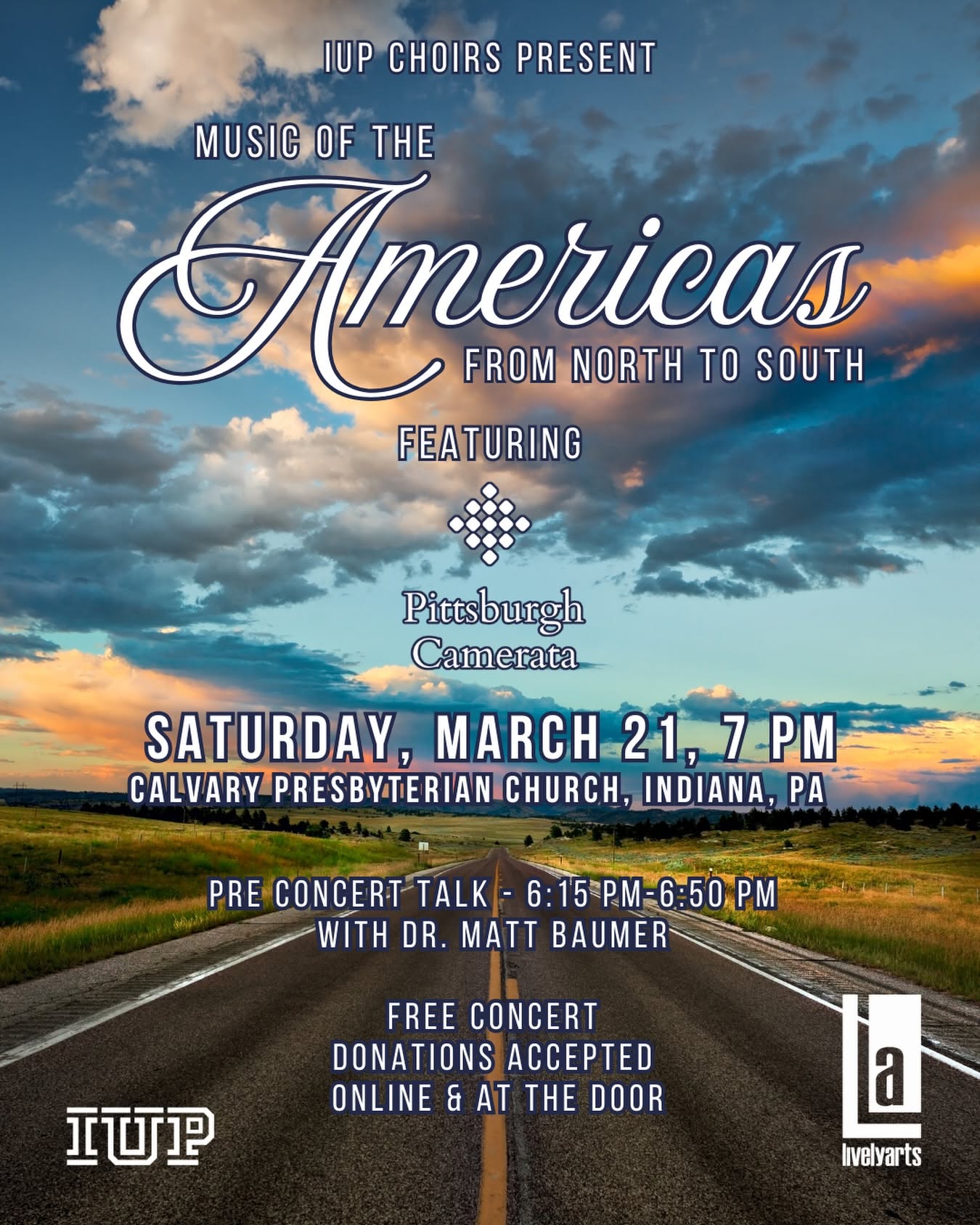 Music of the Americas 2 concert poster